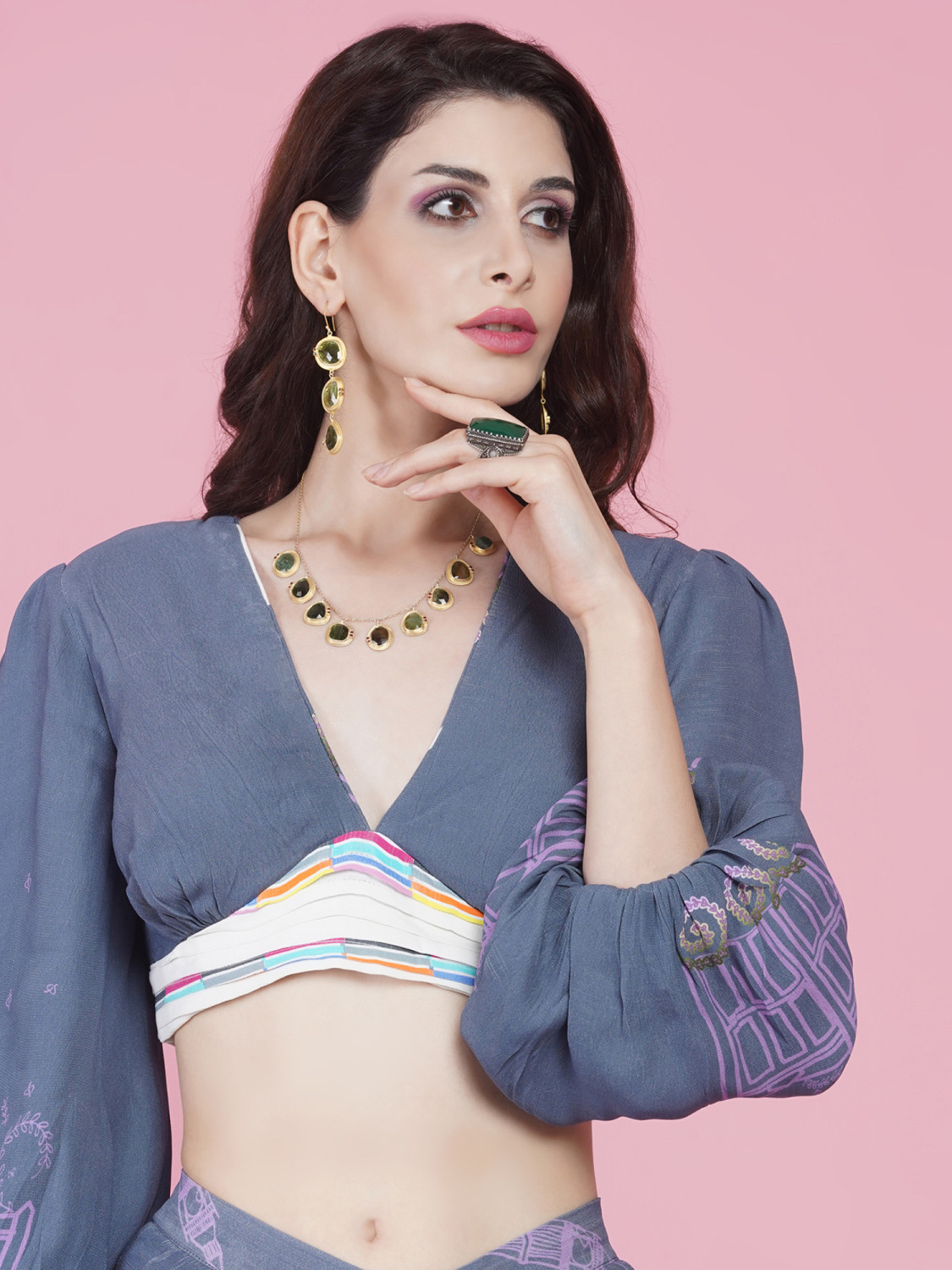 LDN Cropped Top London Big Ben print